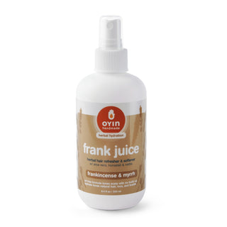Oyin Handmade Frank Juices Herbal Hair Refresher & Softener - Frankincense & Myrrh Scent