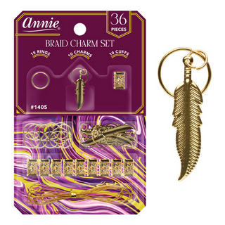 Annie Braid Charm Set - Feather #1405