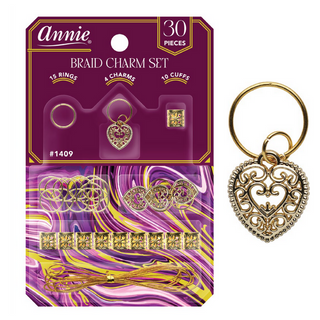 Annie Braid Charm Set - Heart #1409