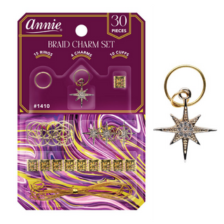 Annie Braid Charm Set - Star #1410