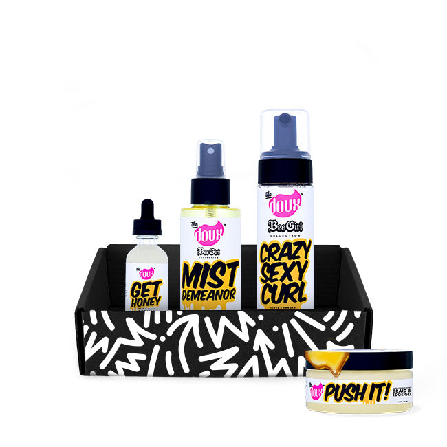 THE DOUX Bee Girl Push It! Honey Braid & Edge Gel (8oz)