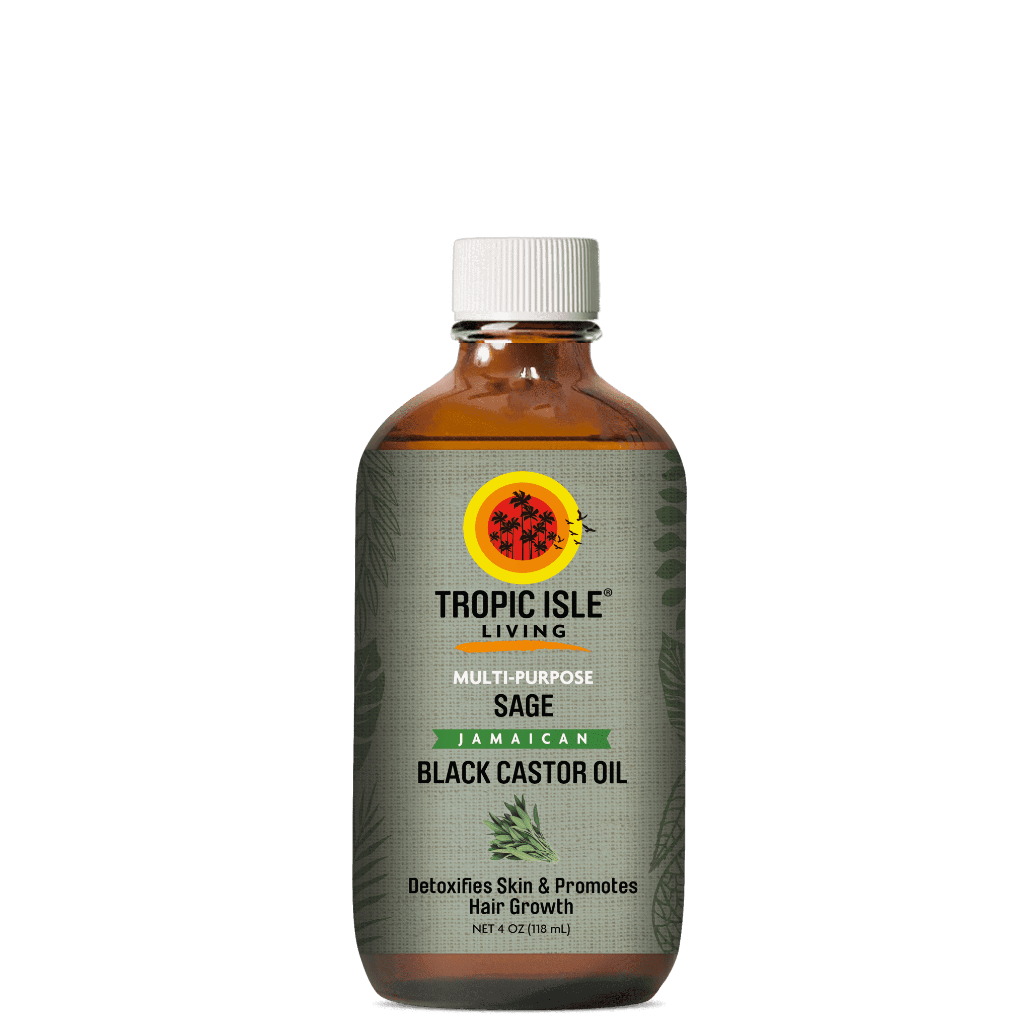 Tropic Isle Black Castor Oil Sage oil