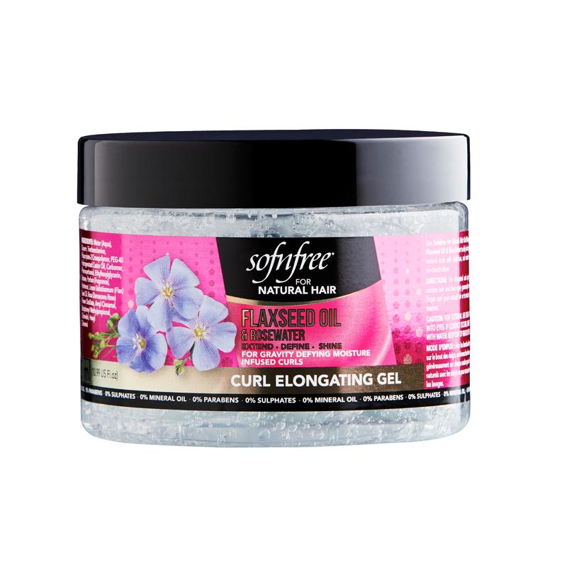 SOFN'FREE Flaxseed Oil & Rosewater Curl Elongating Gel (11oz) SOFN'FREE Flaxseed Oil & Rosewater Curl Elongating Gel (11oz)