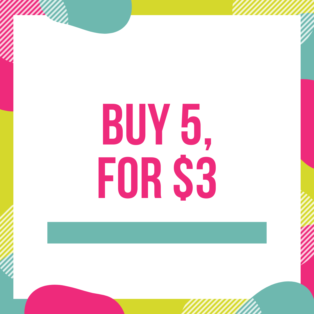 5 For $3
