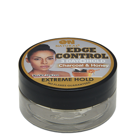 ON Natural 3 Day+ Hold Edge Control Extreme Hold - Charcoal & Honey