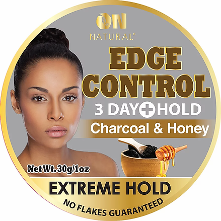 ON Natural 3 Day+ Hold Edge Control Extreme Hold - Charcoal & Honey