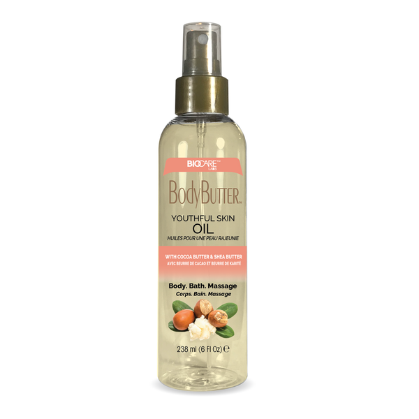 BioCare BodyButter Youthful Skin Oil w/ Cocoa Butter & Shea Butter Infused with Vitamin E