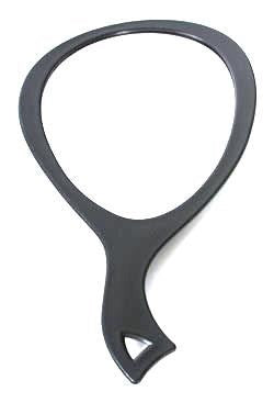 Magic Collection Extra Large Teardrop Shaped Professional Hand Mirror