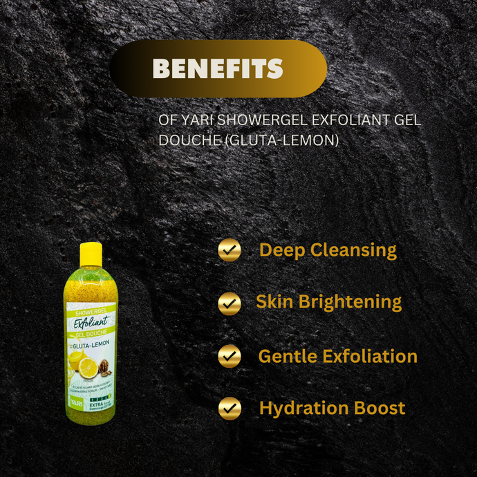 Yari ShowerGel Exfoliant Gel Douche - Gluta Lemon