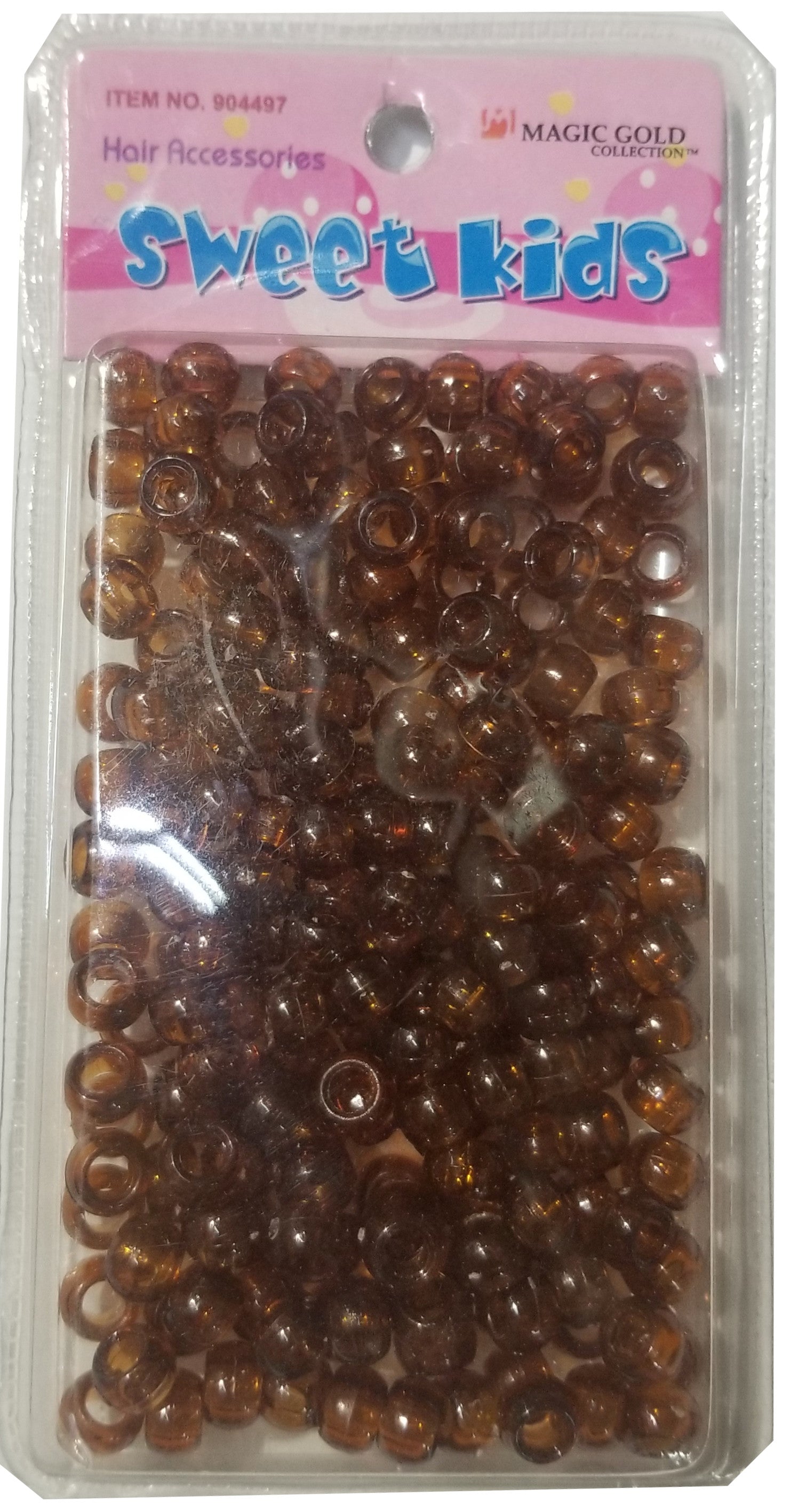 Sweet Kids Hair Beads - Crystal Brown #1614