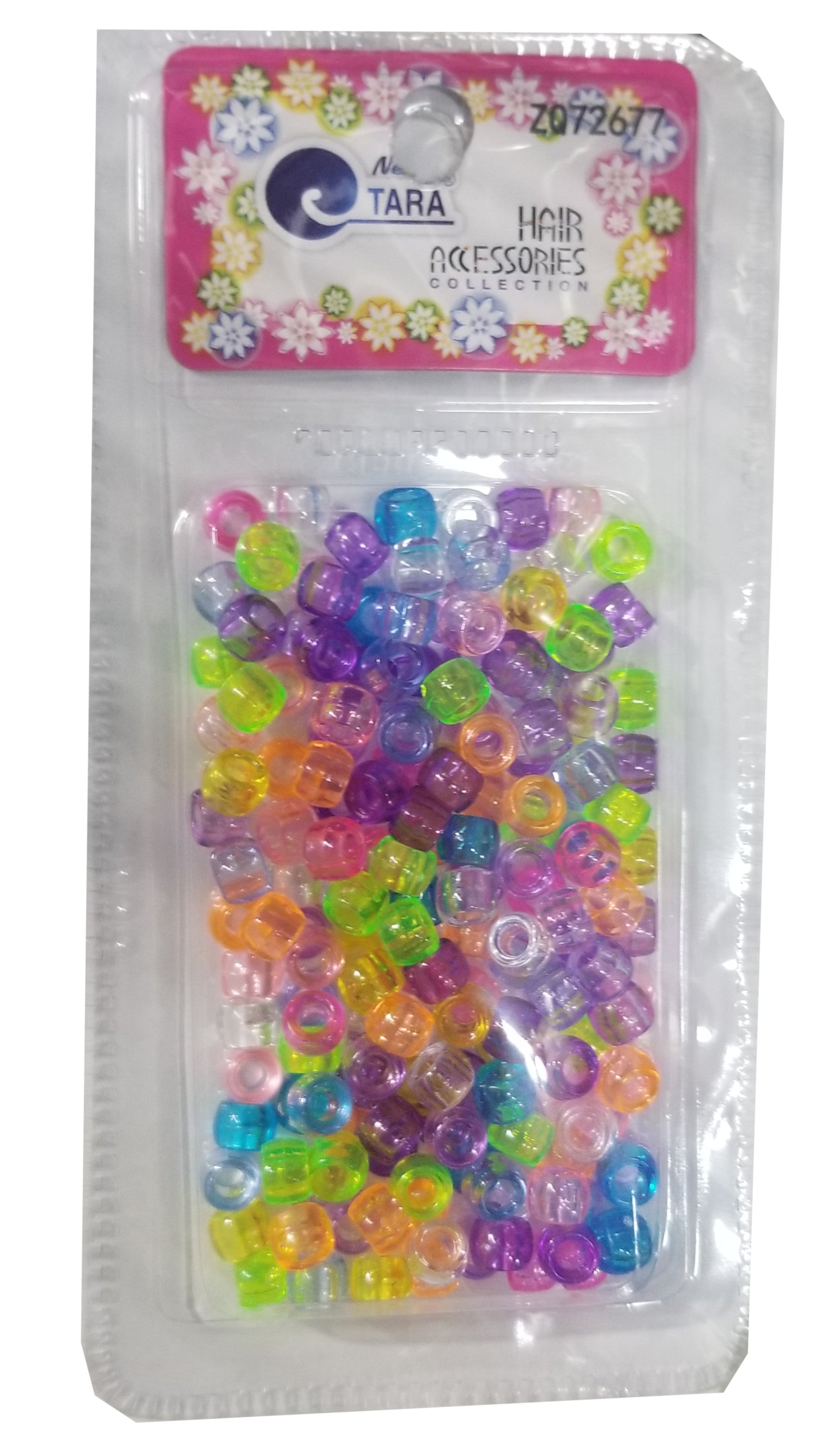 Tara Hair Beads - Clear Mix #72677