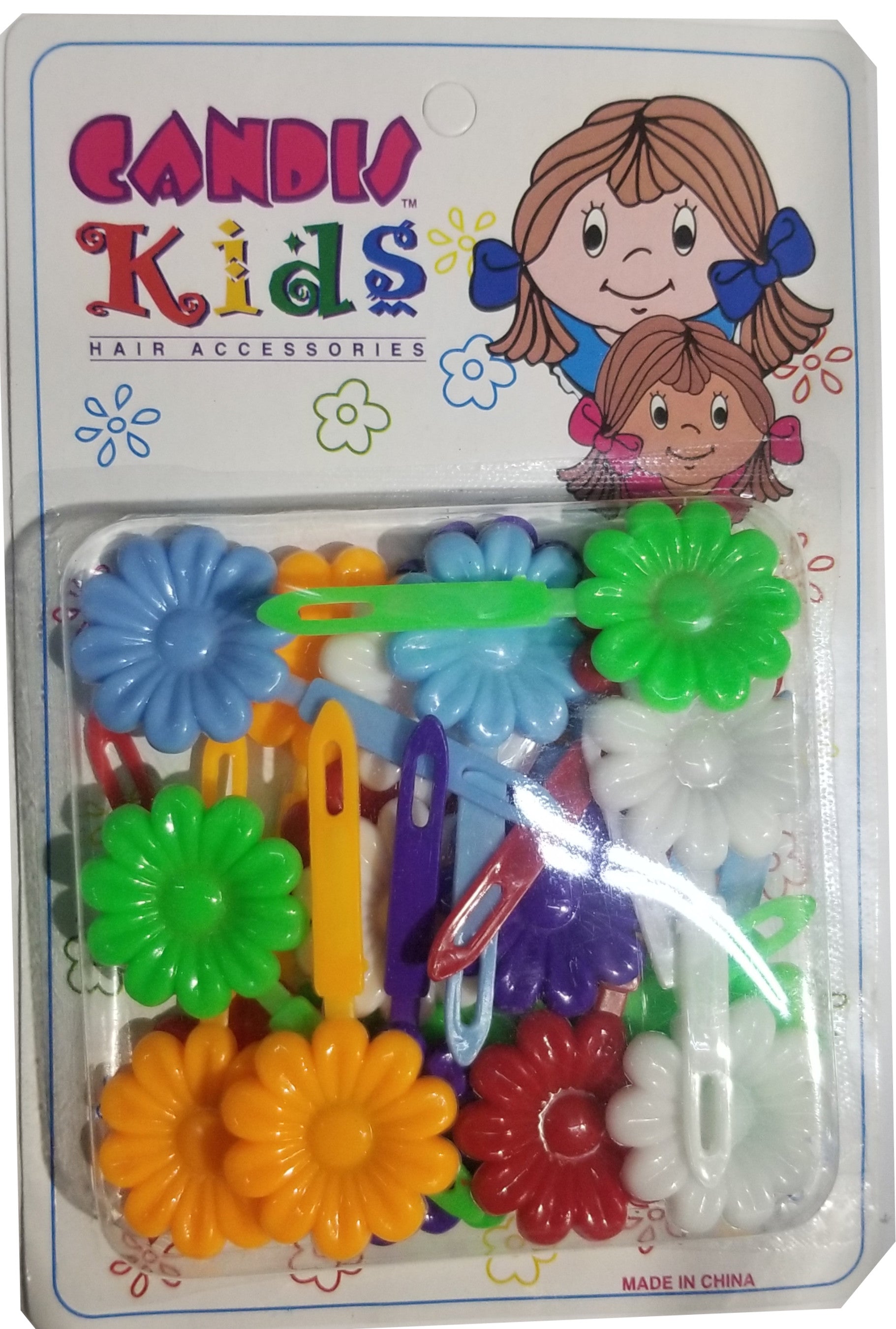 Candis Kids Hair Barrettes - Flowers Assorted #BRT12660