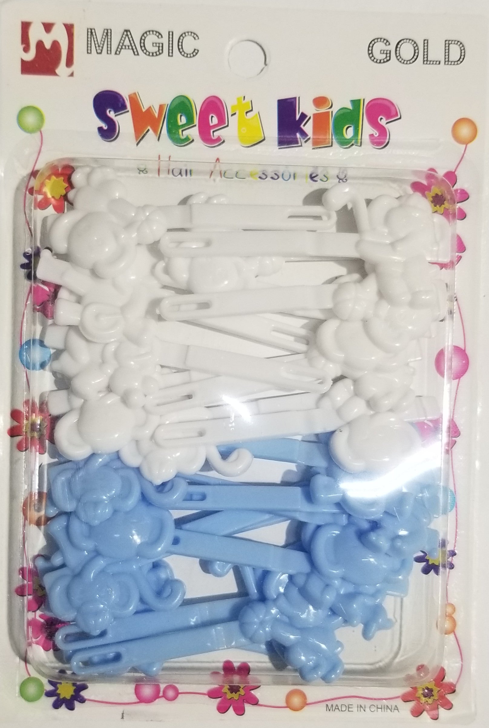 Sweet Kids Hair Barrettes - Elephants #5117WLB