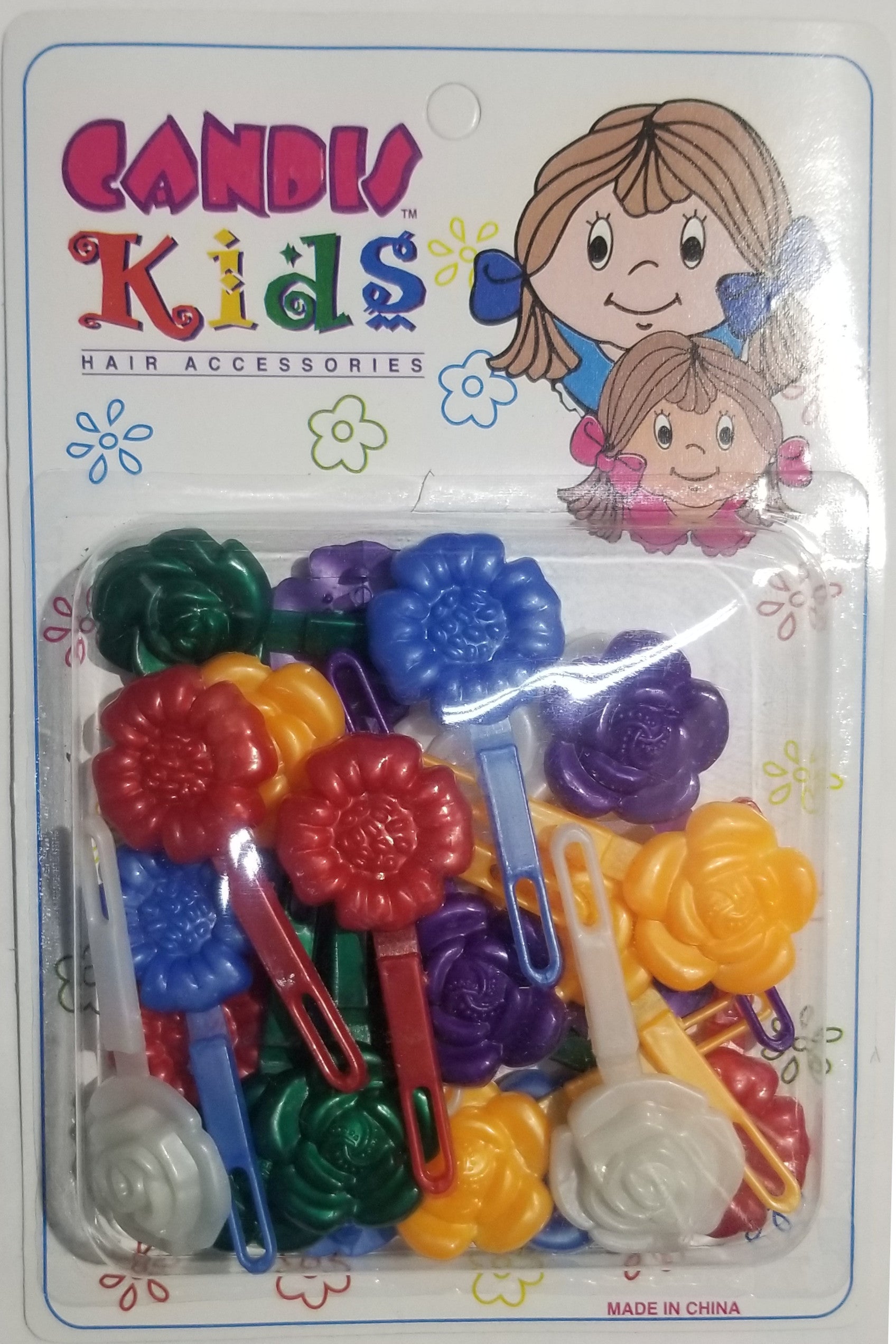 Candis Kids Hair Barrettes - Flowers Assorted #BRT126748