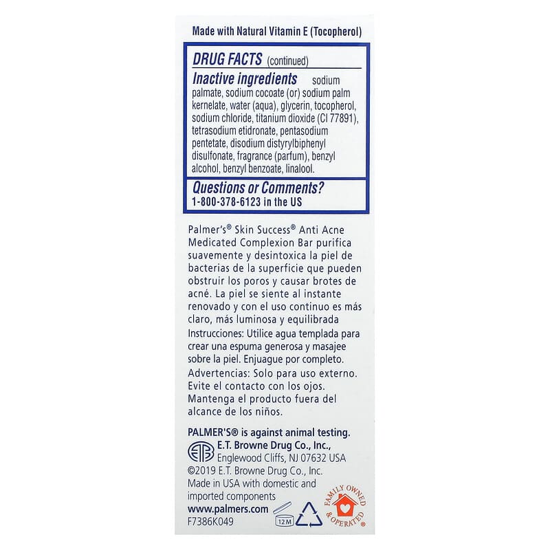 Palmer's Skin Success Anti-Acne Medicated Complexion Soap