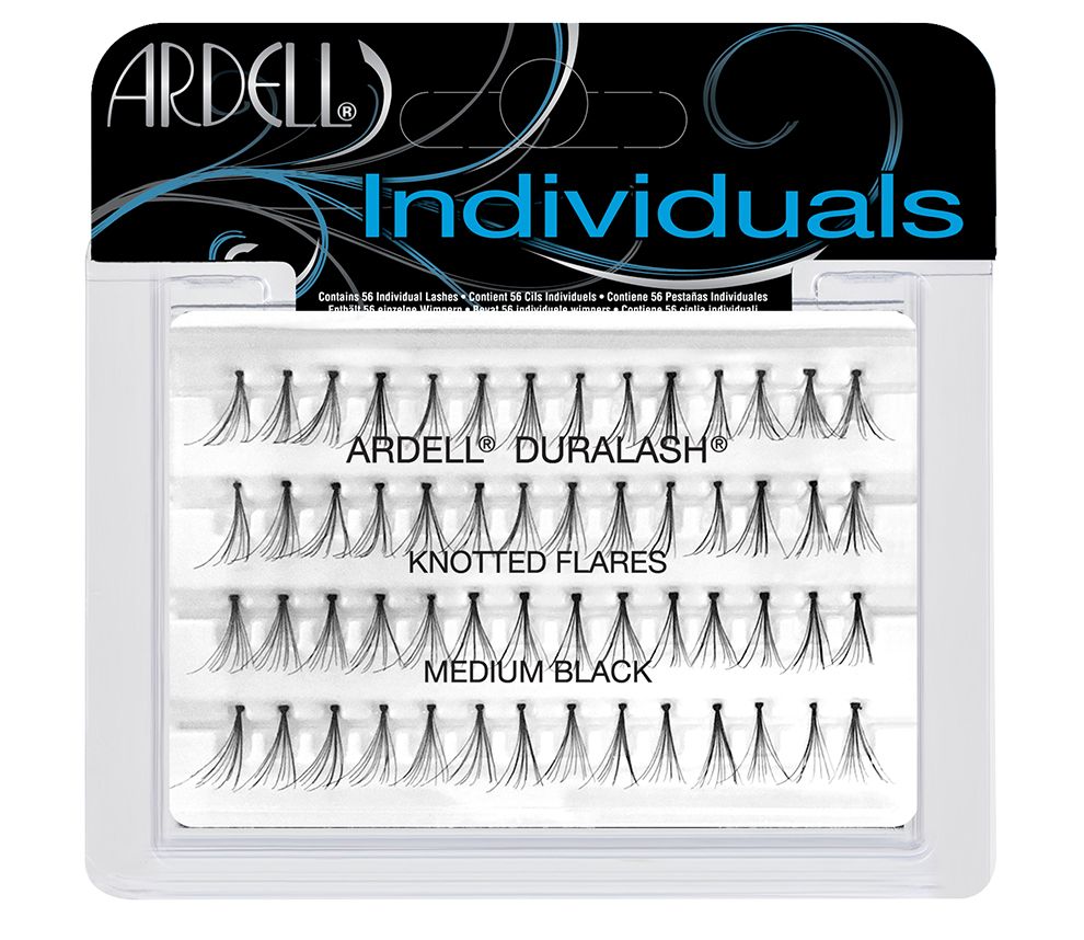 Ardell Individual Lashes - Knotted Flares Medium Black