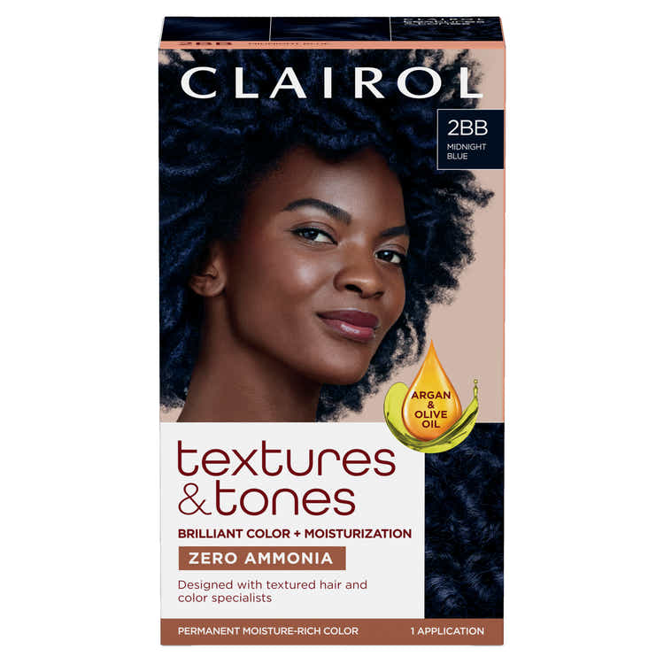 Clairol Textures & Tones Hair Color - 2BB Midnight Blue