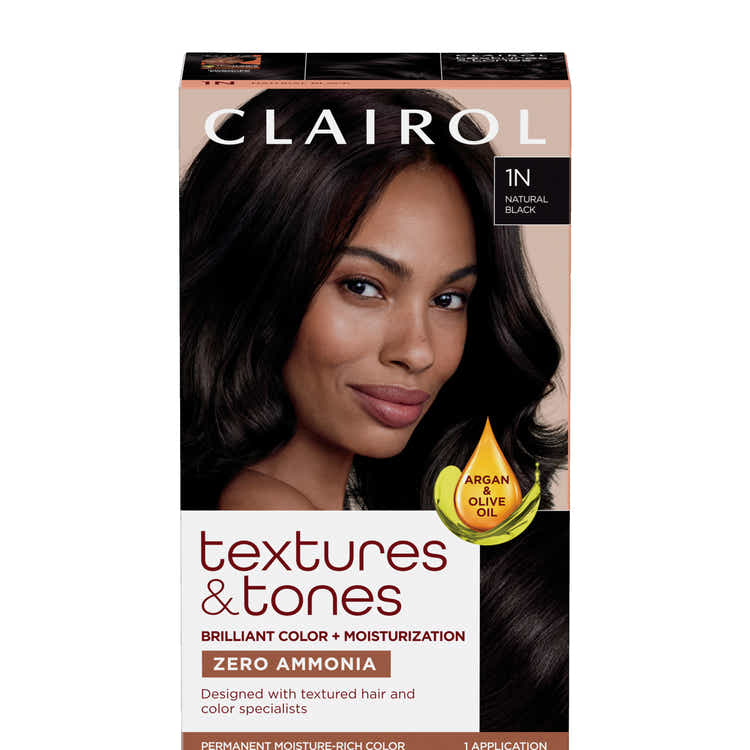 Clairol Textures & Tones Hair Color - 1N Natural Black