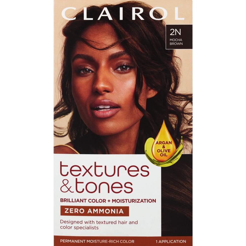 Clairol Textures & Tones Hair Color - 2N Mocha Brown