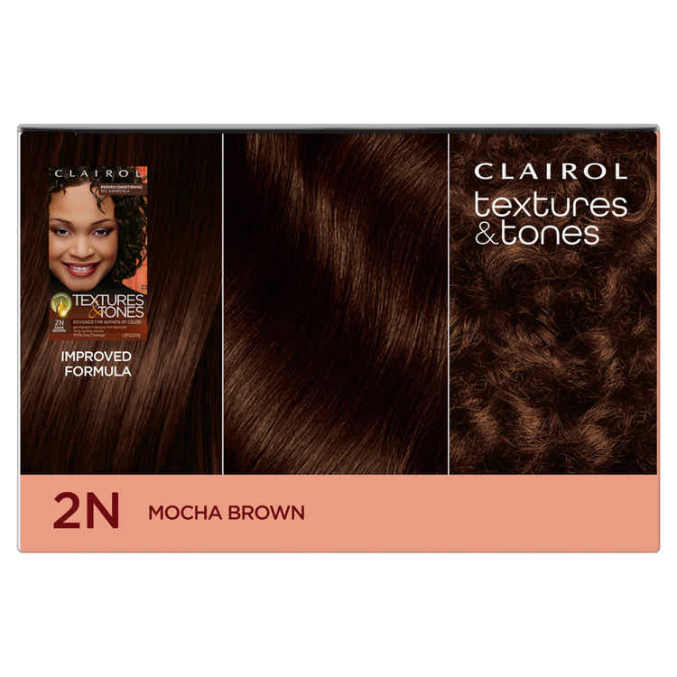 Clairol Textures & Tones Hair Color - 2N Mocha Brown