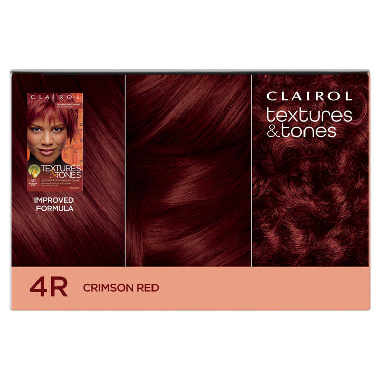 Clairol Textures & Tones Hair Color - 4R Red Hot Red