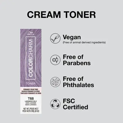 Wella Color Charm Permanent Cream Toner - T96 Muted Rose