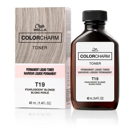 Wella Color Charm Permanent Liquid Hair Toner - T19 Pearlescent Blonde