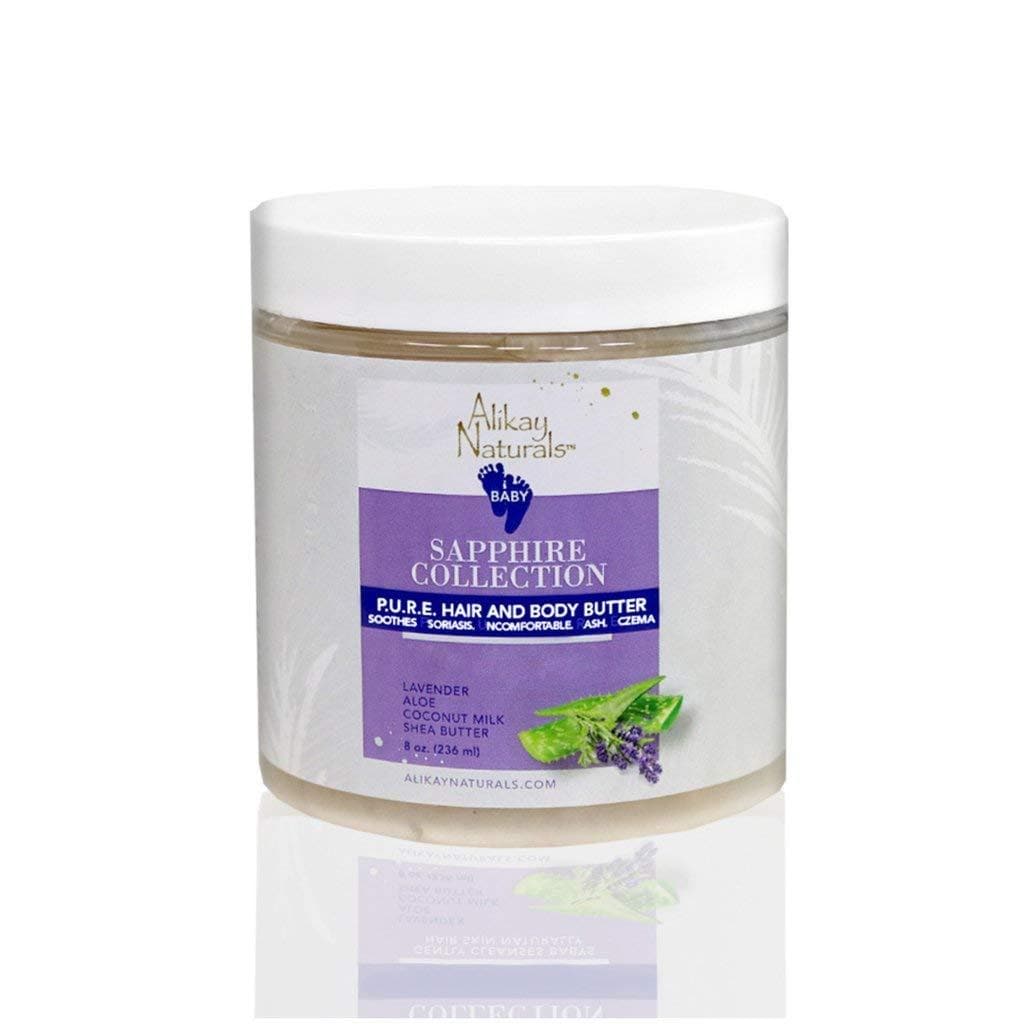 Alikay Baby Sapphire P.U.R.E Hair and Body Butter 8oz - Deluxe Beauty Supply