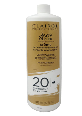 Clairol Professional SOY4PLEX Cream Permanente Developer Volume 20 32oz