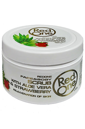 Red One Face & Body Daily Scrub - Aloe & Strawberry