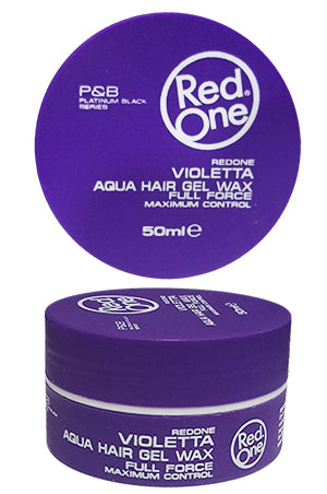 Red One Aqua Hair Gel Wax - Violetta 50ml