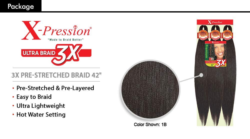 Outre 3X X-Pression Pre-Stretched Ultra Braid 42"