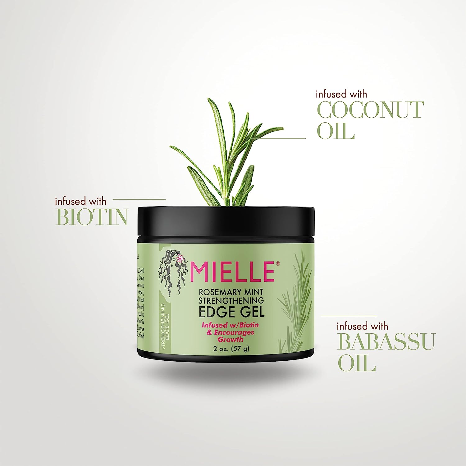 Mielle Rosemary Mint Hair Strengthening Edge Gel