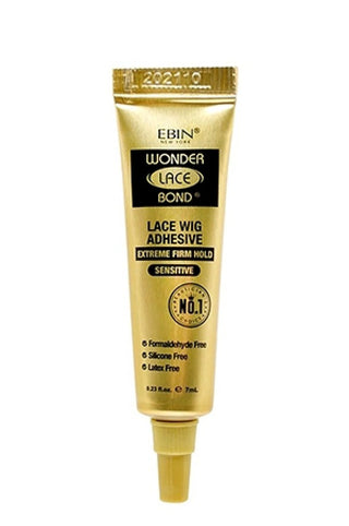 EBIN Wonder Lace Bond Lace Wig Adhesive - Extreme Firm Hold Sensitive Tube 7ml
