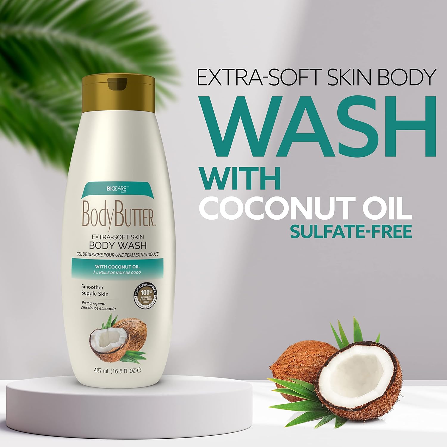 BioCare BodyButter Extra Soft Skin Body Wash W/ Coconut Oil