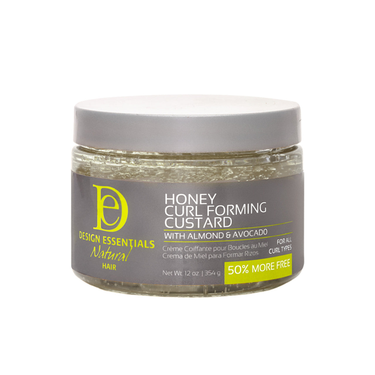 Design Essentials Almond & Avocado Honey Curl Forming Custard 12oz