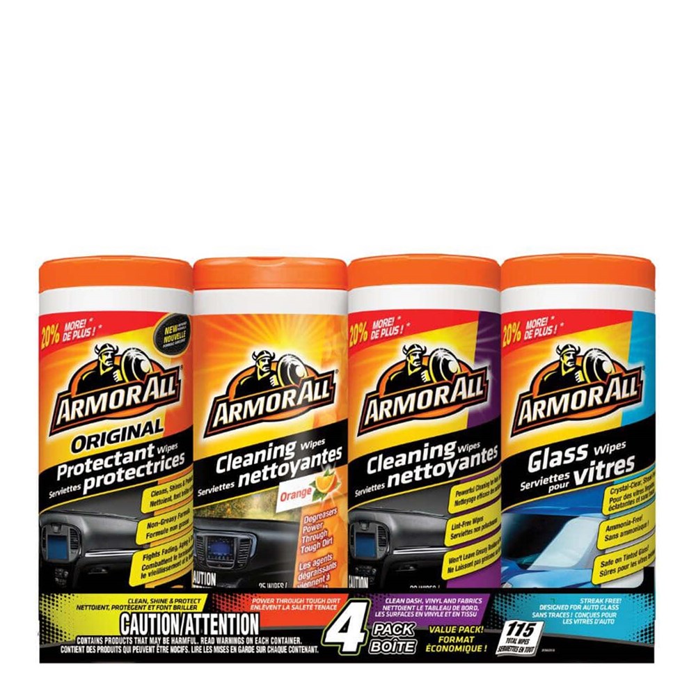 Armor All Wipes 4 Pack