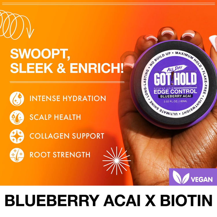 All Day Got Hold! Edge Control - Blueberry Acai