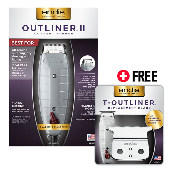 Andis Outliner II Trimmer & Blade Combo