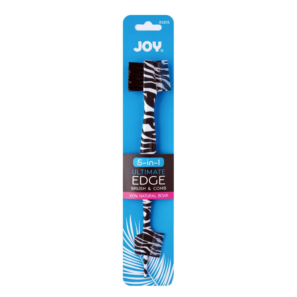 Joy 5-in-1 Ultimate Edge Brush & Comb - Animal Print #2615