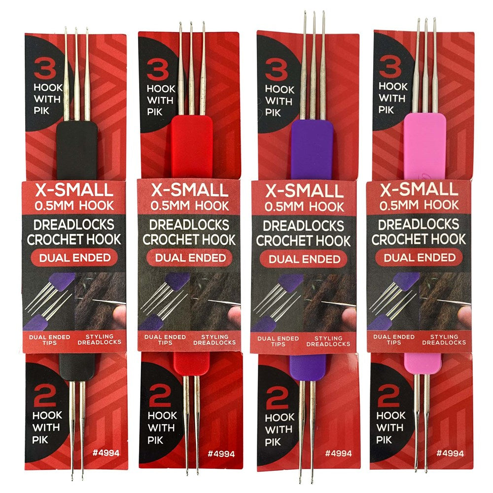 Annie X-Small Dreadlock Crochet Hook Dual Ended w/ Pik #4994