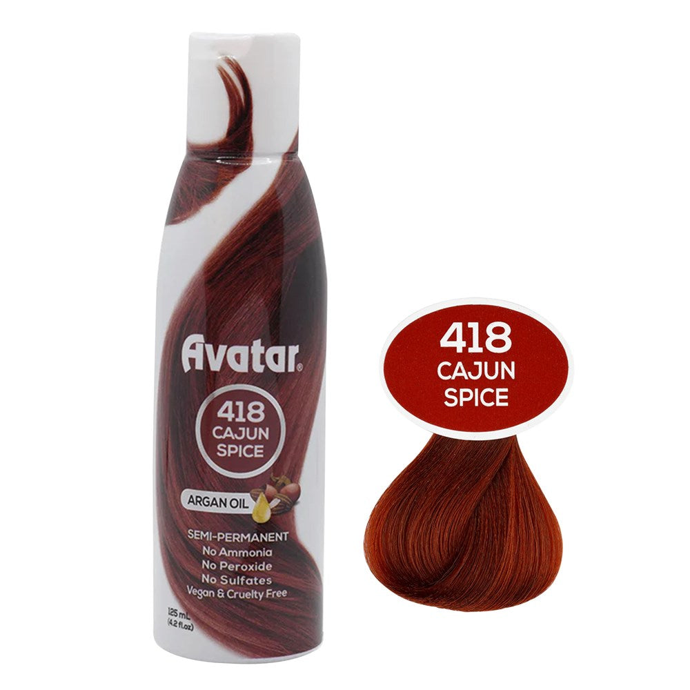 Avatar Luminous Semi-Permanent Hair Color - 418 Cajun Spice