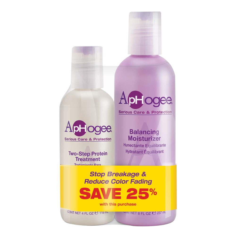 ApHogee Two-Step Protein Treatment & Balancing Moisturizer Combo