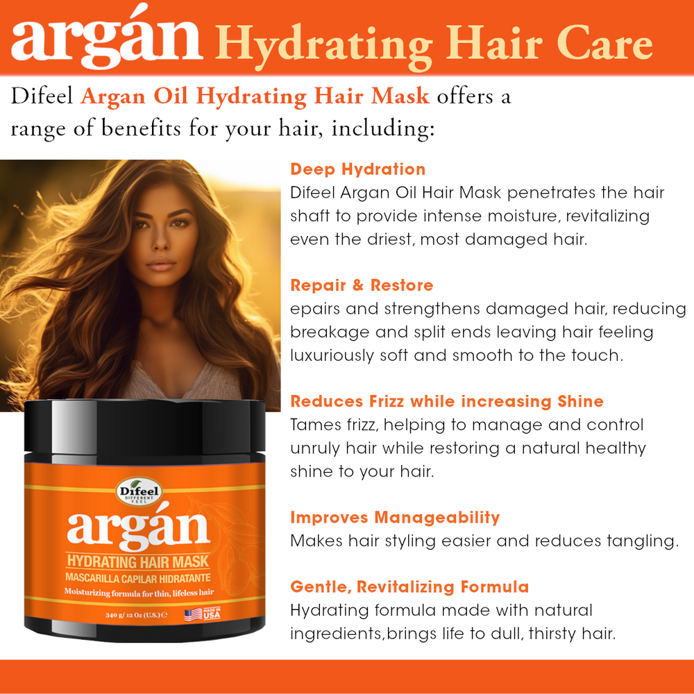 Difeel Argan Hydrating Hair Mask