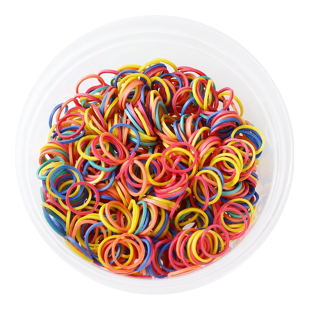 1000 Rubber Bands - Assorted