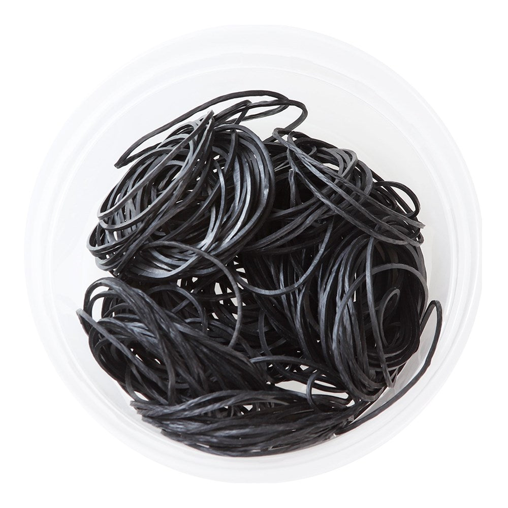 500 Rubber Large Bands - Black