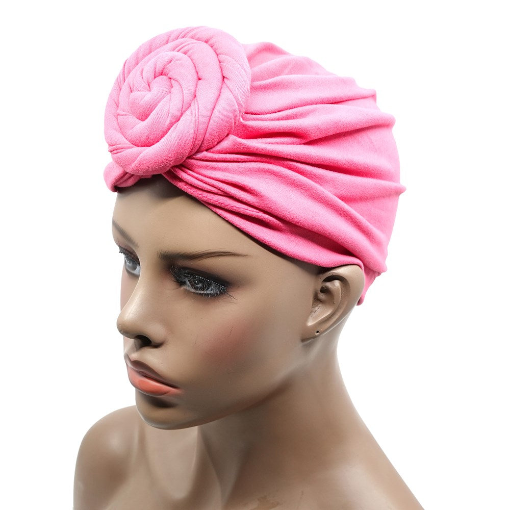KIM & C Premium Pre-Knotted Turban with African Pattern KIM & C Premium Pre-Knotted Turban with African Pattern