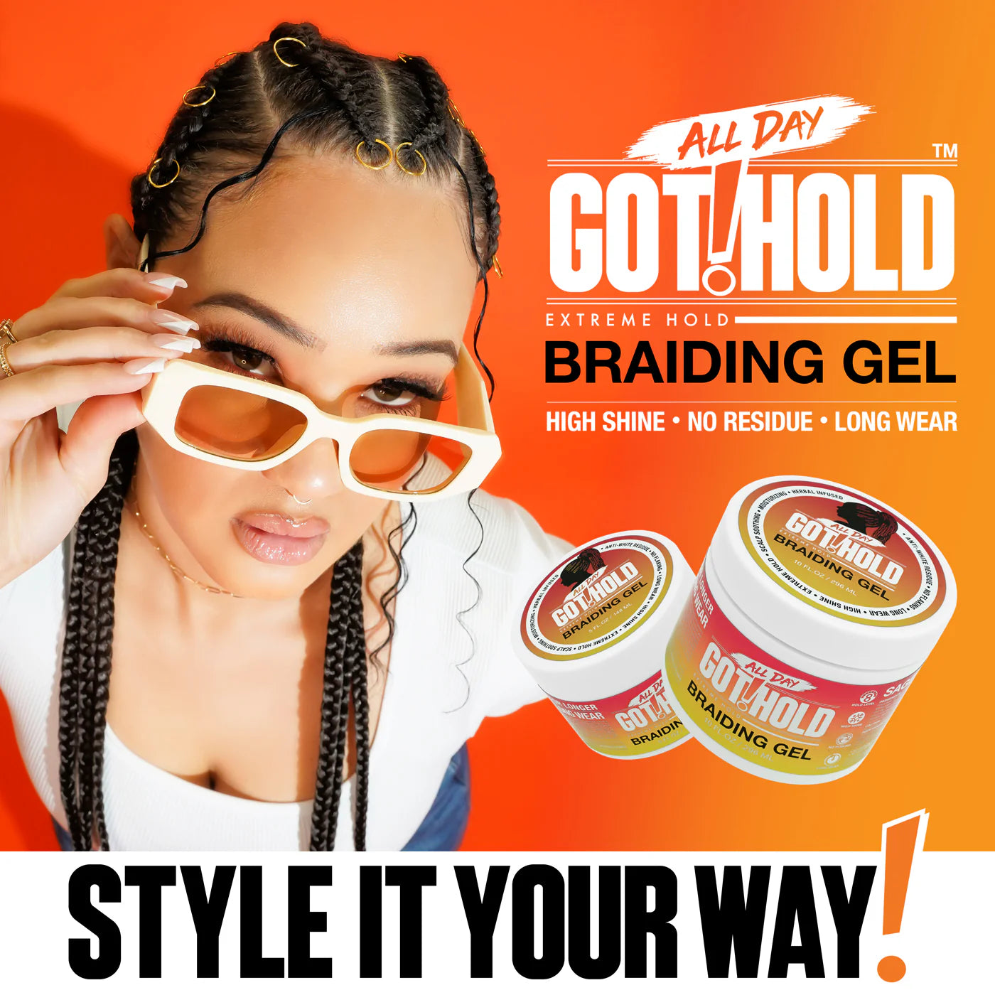 All Day Got Hold! Braiding Gel