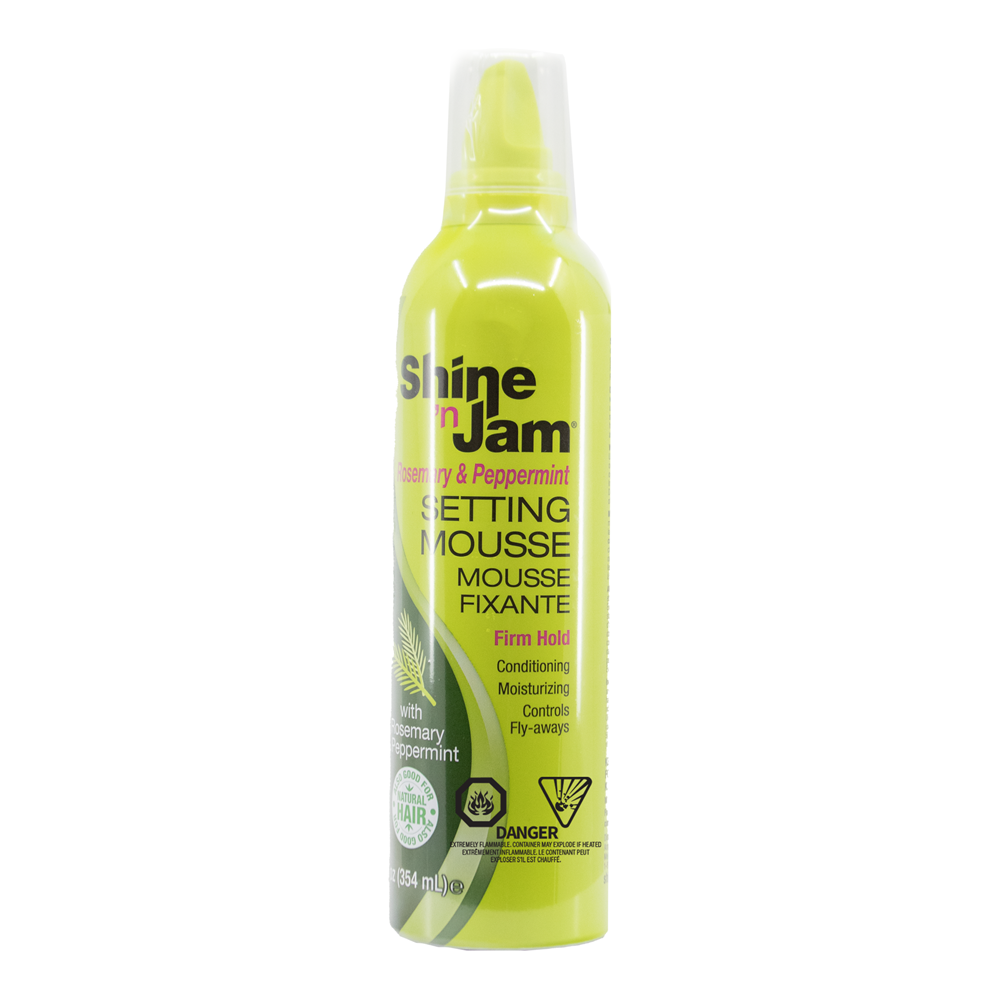 Ampro Shine 'n Jam Rosemary & Peppermint Setting Mousse - Firm Hold