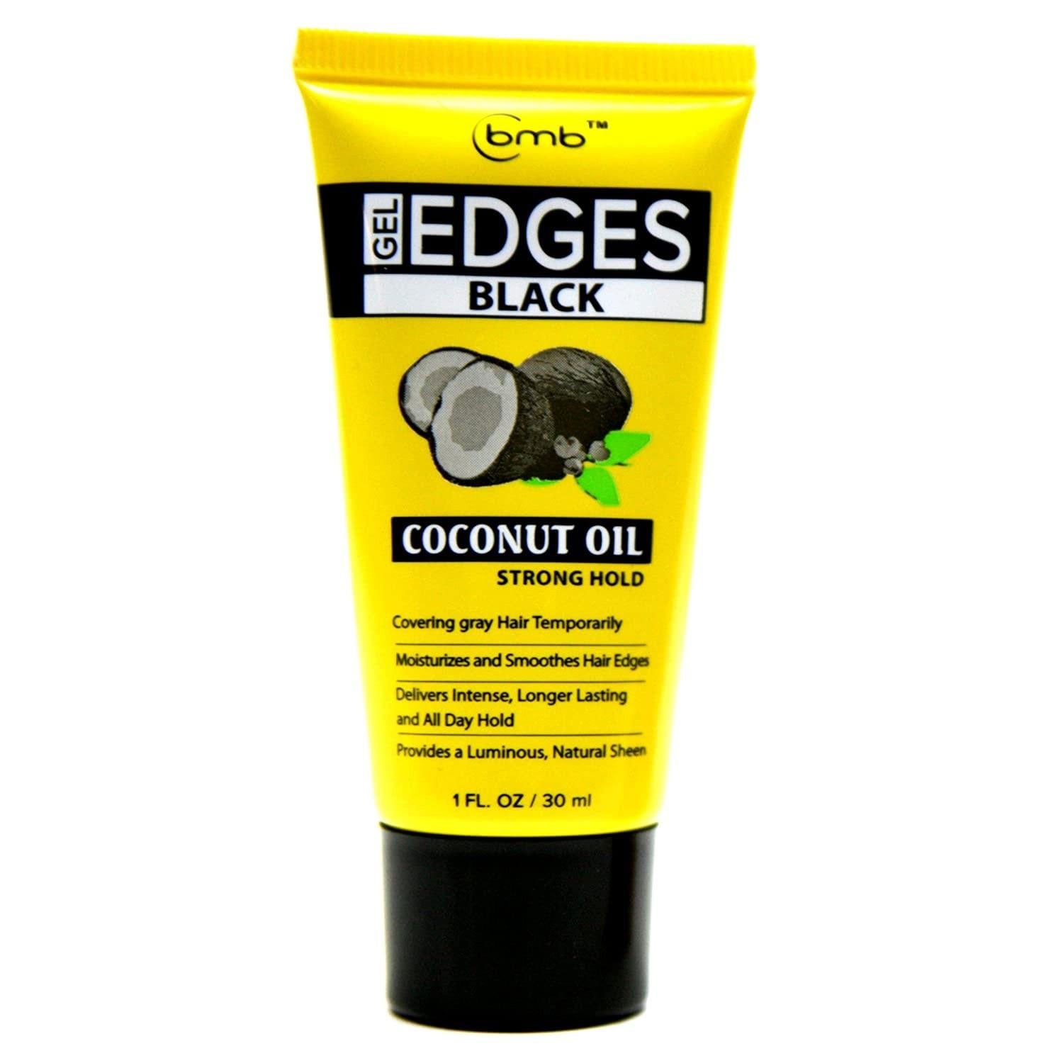 BMB Black Super Edges Gel - Coconut Oil